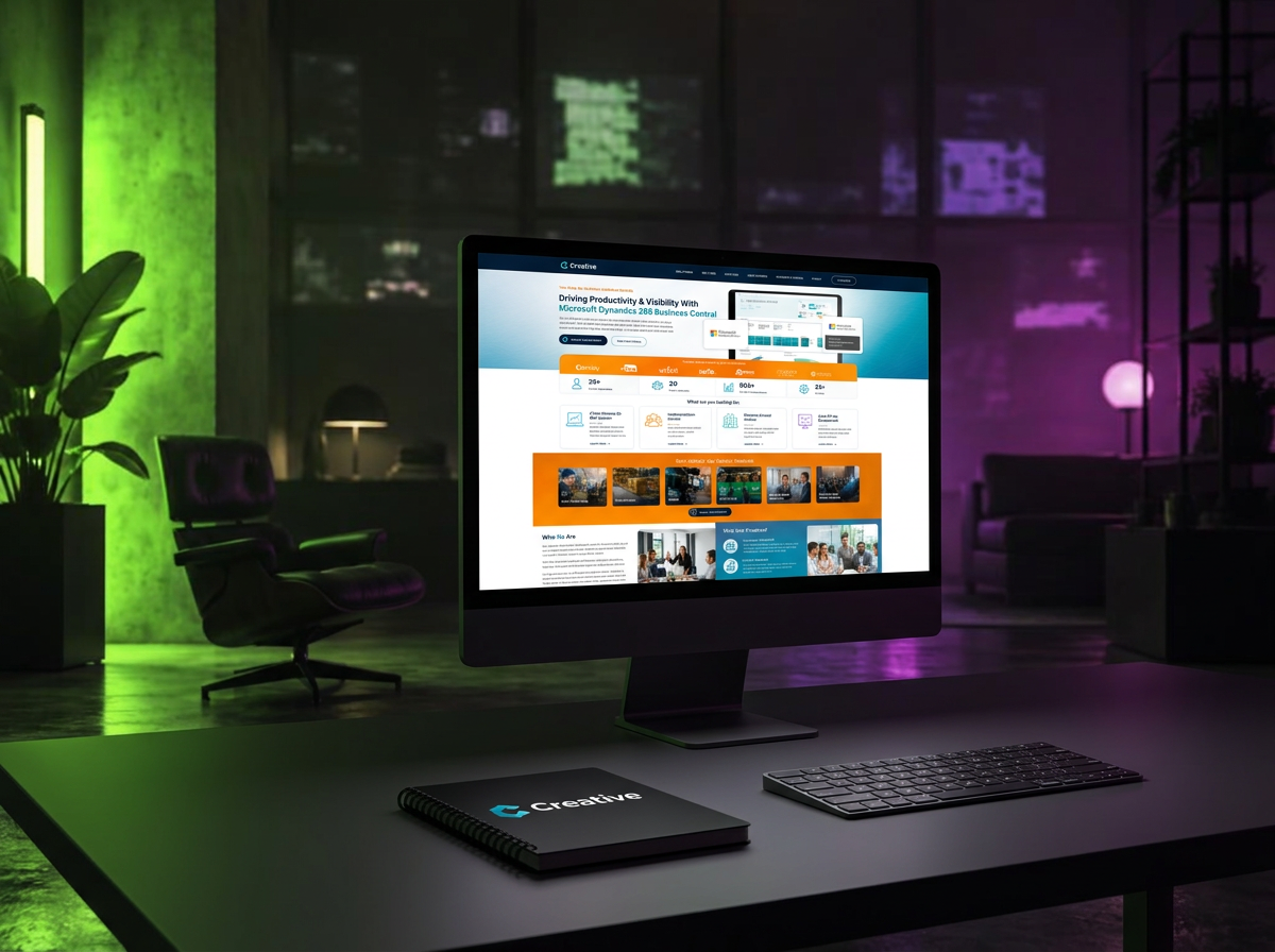 Creative Computing branding and website design project