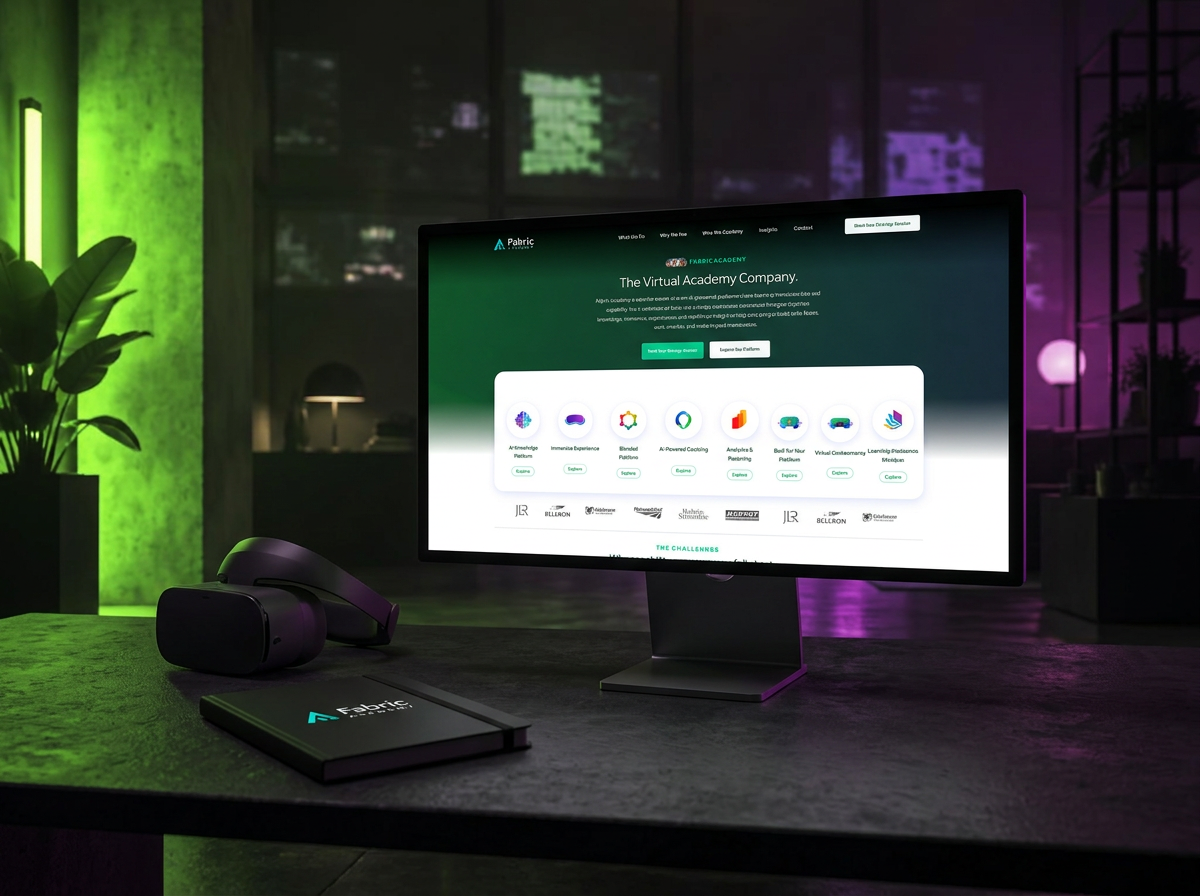 FabricAcademy branding and website design project