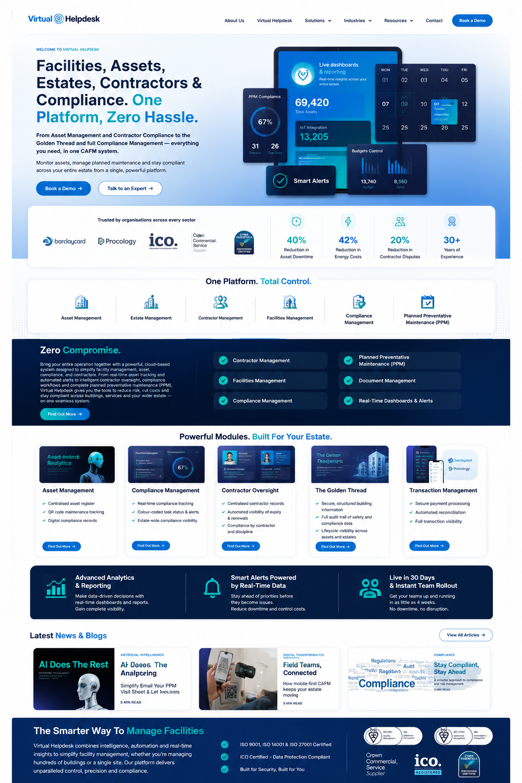 Virtual Helpdesk — Branding · Website · Social